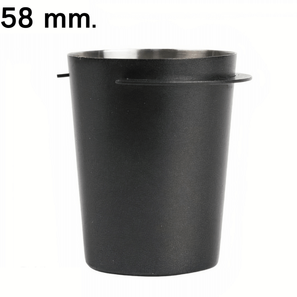 ถ้วยโดส ETZEL ตวงเมล็ดกาแฟ รองผงกาแฟไม่ให้หก สำหรับด้ามชงกาแฟ 58mm สีดำ